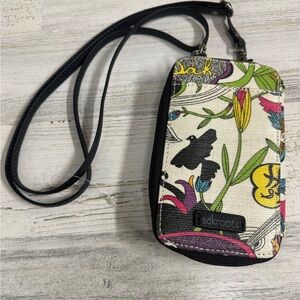 SakRoots Crossbody‎ Cardholder Graphic Print Purse